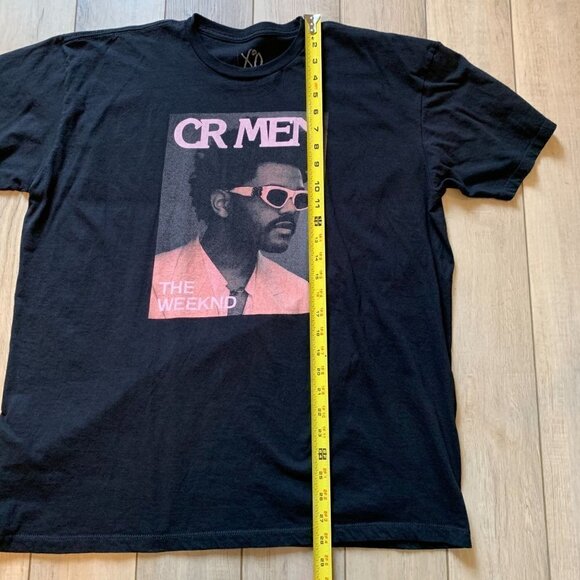 RARE The Weeknd Cr Men T Shirt XL Black Official XO Merchandise Afterhours Era - Picture 6 of 6